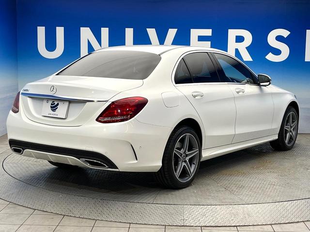 Cクラス C220d ローレウスエディション レーダーセーフティパッケージ クリアランスソナー アダプティブハイビームアシストプラス LEDヘッドランプ 黒革シート 前席シートヒーター 前席パワーシート 純正ナビ バックカメラ フルセグTV(26枚目)