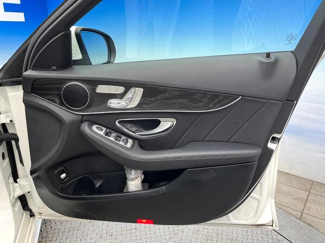 Cクラス C220d ローレウスエディション レーダーセーフティパッケージ クリアランスソナー アダプティブハイビームアシストプラス LEDヘッドランプ 黒革シート 前席シートヒーター 前席パワーシート 純正ナビ バックカメラ フルセグTV(38枚目)