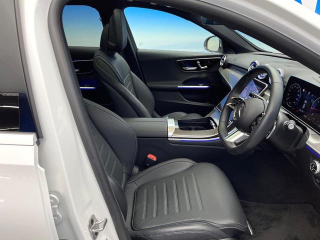 Ｃクラスステーションワゴン Ｃ２２０ｄ　ワゴンアバンギャルド　ＡＭＧライン　現行モデル　パノラミックスライディングルーフ　ベーシックＰＫＧ　レザーエクスクルーシブＰＫＧ　ワンオーナー　フットトランクオープナー　全周囲カメラ　メルセデスミーコネクト　前席シートヒーター　禁煙車（9枚目）