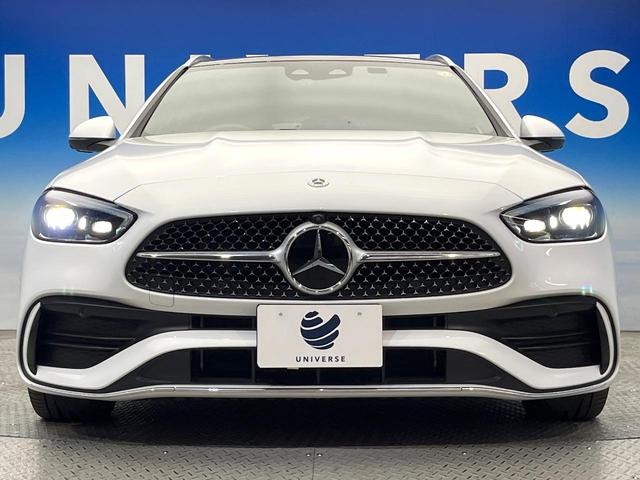 Ｃクラスステーションワゴン Ｃ２２０ｄ　ワゴンアバンギャルド　ＡＭＧライン　現行モデル　パノラミックスライディングルーフ　ベーシックＰＫＧ　レザーエクスクルーシブＰＫＧ　ワンオーナー　フットトランクオープナー　全周囲カメラ　メルセデスミーコネクト　前席シートヒーター　禁煙車（16枚目）