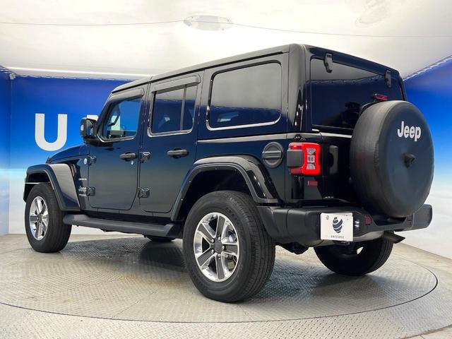 ジープ・ラングラーアンリミテッド サハラ ワンオーナー レーダークルーズコントロール 黒革シート 前席シートヒーター ダウンヒルアシスト デュアルオートエアコン バックカメラ 衝突軽減システム コーナーセンサー オートライト フルセグ 禁煙車(19枚目)