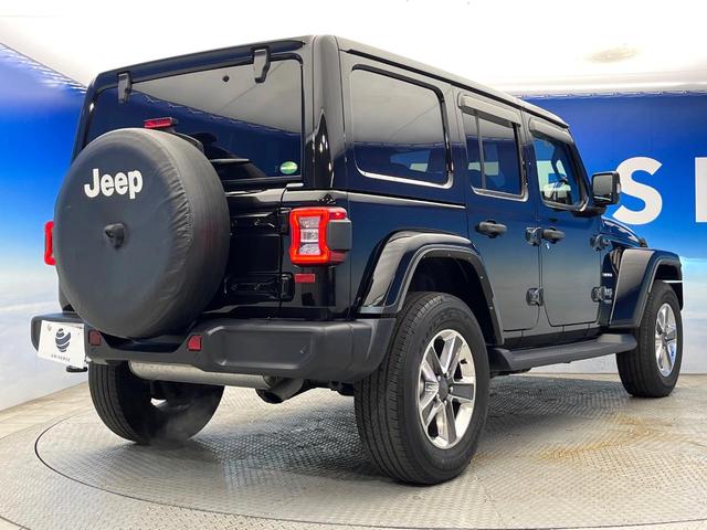 ジープ・ラングラーアンリミテッド サハラ ワンオーナー レーダークルーズコントロール 黒革シート 前席シートヒーター ダウンヒルアシスト デュアルオートエアコン バックカメラ 衝突軽減システム コーナーセンサー オートライト フルセグ 禁煙車(21枚目)