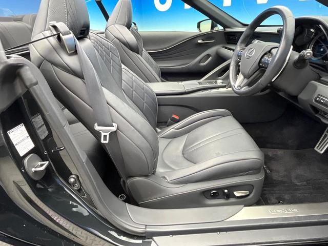 LC LC500 コンバーチブル レクサスセーフティシステムプラス マルチカラーヘッドアップディスプレイ マークレビンソンサウンド 純正OP21インチアルミ 黒革シート 前席シートヒーター・シートベンチレーション・パワーシート 禁煙車(9枚目)
