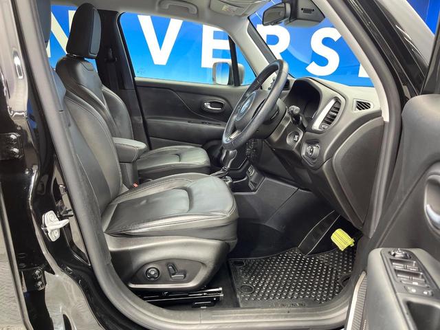 ジープ・レネゲード リミテッド　Ａｐｐｌｅ　Ｃａｒ　Ｐｌａｙ　ステアリングヒーター　黒革シート　前席パワーシート　前席シートヒーター　４ＷＡＹランパーサポート　アダプティブクルーズコントロール　ＬＥＤヘッドランプ　スマートキー　禁煙（9枚目）