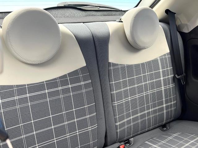 500 1.2 ポップ 後期モデル ワンオーナー 禁煙車 キーレスエントリー エアコン USBポート ETC車載器 Bluetooth接続 アイボリー革巻きステアリングホイール ファブリックシート(9枚目)