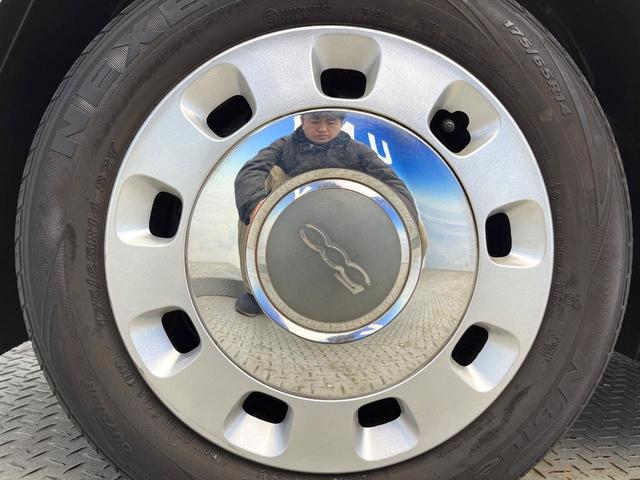 500 1.2 ポップ 後期モデル ワンオーナー 禁煙車 キーレスエントリー エアコン USBポート ETC車載器 Bluetooth接続 アイボリー革巻きステアリングホイール ファブリックシート(33枚目)