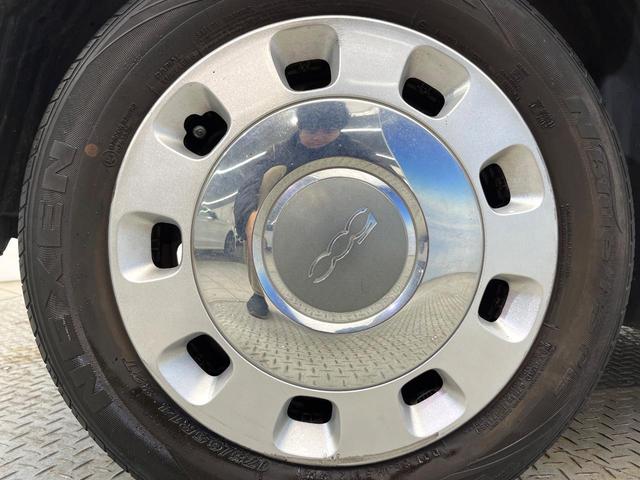 500 1.2 ポップ 後期モデル ワンオーナー 禁煙車 キーレスエントリー エアコン USBポート ETC車載器 Bluetooth接続 アイボリー革巻きステアリングホイール ファブリックシート(34枚目)