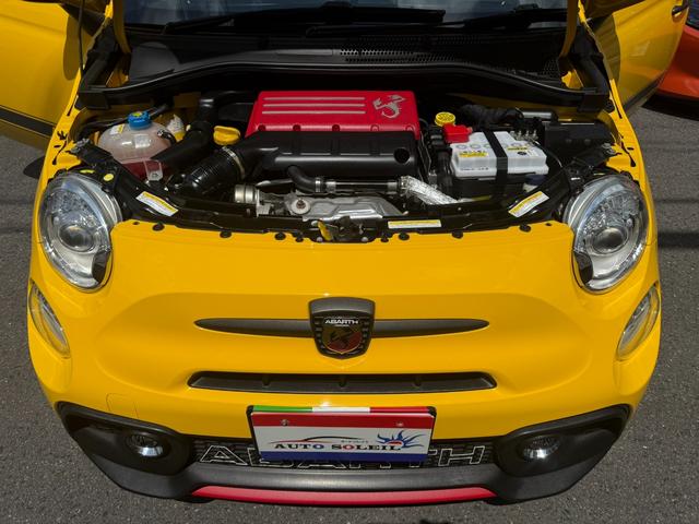 アバルト５９５ コンペティツィオーネ１オーナー屋根付車庫保管整備記録簿全部有　禁煙車２０２５年１月タイベル・ウォーターポンプ・スタビライザーリンク交換済・　右Ｈ・５ＡＴ・アバルト専用アドバンレーシングＲＳＩＩ１７ＡＷ・カロッツェリア地デジナビ・ブレンボ・純正ＡＷ＆スタッドレス付（30枚目）