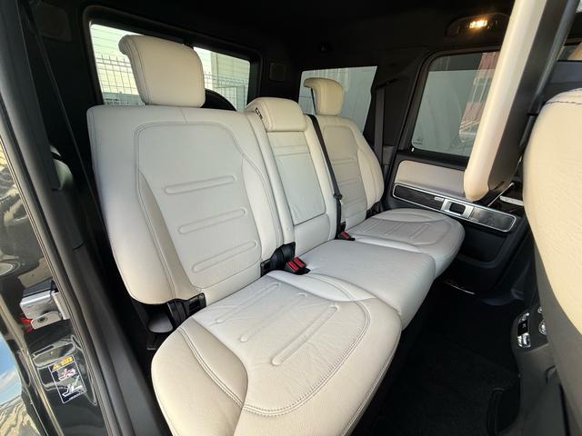 Ｇクラス Ｇ４００ｄ　ＢＲＡＢＵＳワイドスター仕様・ＢＲＡＢＵＳ２３ＡＷ・リアエンター・カーボンインテリア・ホワイトレザー・イージークローザー・サンルーフ・全周囲カメラ・Ｂｕｒｍｅｓｔｅｒ・前席パワーシートヒーター（47枚目）