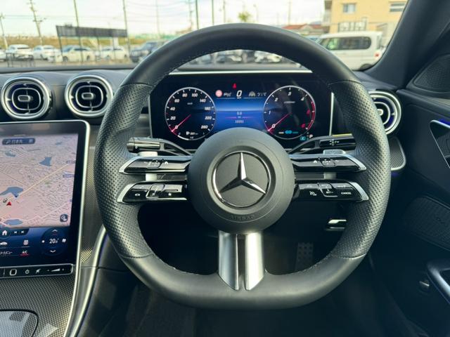 Ｃ２２０ｄアバンギャルド　ＡＭＧライン　認定中古車二年保証　元デモカー　ヘッドアップディスプレイ　メモリー付きフルパワーシート　シートヒーター　３６０度カメラ　レーダーセーフティーパッケージ　フットトランクオープナー　アンビエントライト(26枚目)