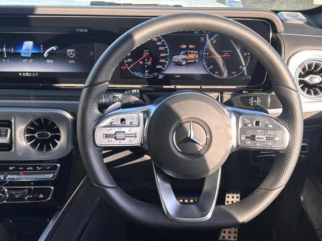 Ｇクラス Ｇ４００ｄ　ＡＭＧライン　ラグジュアリーパッケージ　ガラススライディングルーフ　黒革　ブルメスターサラウンドサウンドシステム　アダプティブダンピングシステム　レーダーセーフティパッケージ　全周囲カメラ　１オーナー　認中二年保証（30枚目）