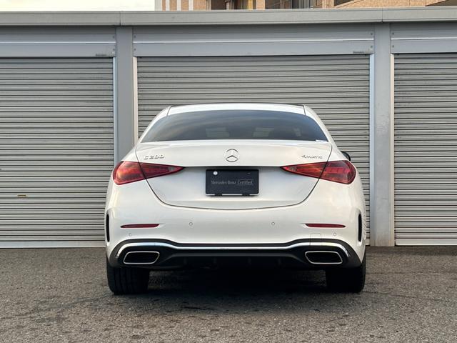 Ｃクラス Ｃ２００　４Ｍアバンギャルド　ＡＭＧラインパッケージ　新車保証継承　ドライバーズパッケージ　パノラミックスライディングルーフ　３６０度カメラ　レーダーセーフティパッケージ　アンビエントライト　　リアアクスルステアリング　ＬＥＤハイパフォーマンスアシスト（8枚目）