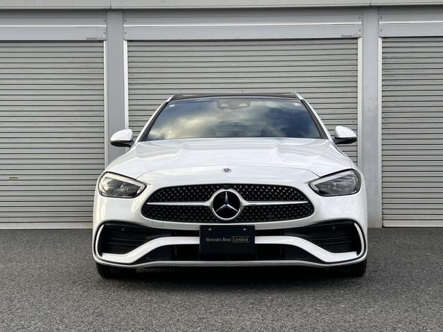 Cクラスステーションワゴン C220dステーションワゴンアバンギルドAMGライP ベーシックパッケージ パノラミックスライディングルーフ ヘッドアップディスプレイ 全周囲カメラ アンビエントライト64色 LEDヘッドライト メモリー付パワーシート 電動テールゲート ワンオーナー(5枚目)