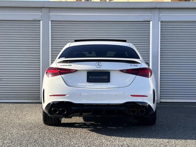 Ｃクラス Ｃ４３　４マチック　パノラミックスライディングルーフ　レーダーセーフティパッケージ　３６０度カメラ　ＨＵＤ　ブルメスター３Ｄサラウンドサウンドシステム　ＡＲナビ　ＤＩＧＩＴＡＬライト　１オーナー　認定中古車二年保証（8枚目）