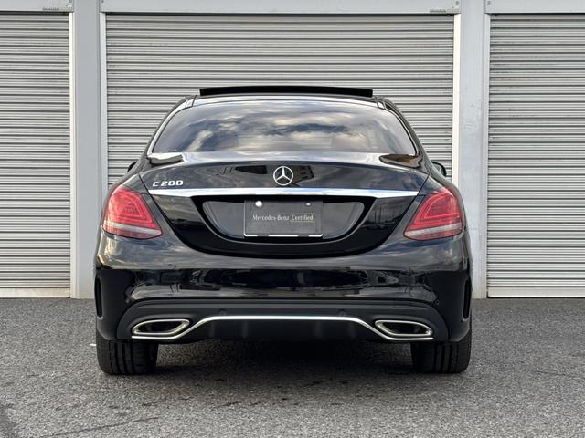 Ｃクラス Ｃ２００ローレウスエディションスポーツプラスパック　レザーエクスクルーシブパッケージ　パノラミックスライディングルーフ　３６０度カメラ　レーダーセーフティパッケージ　ブルメスターサラウンドサウンドシステム　純正１８インチＡＷ　１オーナー　認中二年保証（8枚目）