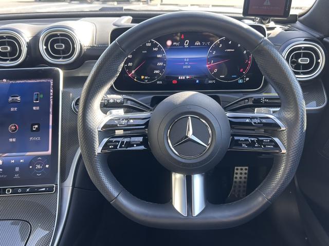 Ｃクラスステーションワゴン Ｃ２００ステーションワゴンアバンギャルドＡＭＧライン　ベーシックパッケージ　レザーエクスクルーシブパッケージ　パノラミックスライディングルーフ　ヘッドアップディスプレイ　レーダーセーフティパッケージ　ＤＩＧＩＴＡＬライトシートヒーター　認定中古車二年保証（29枚目）