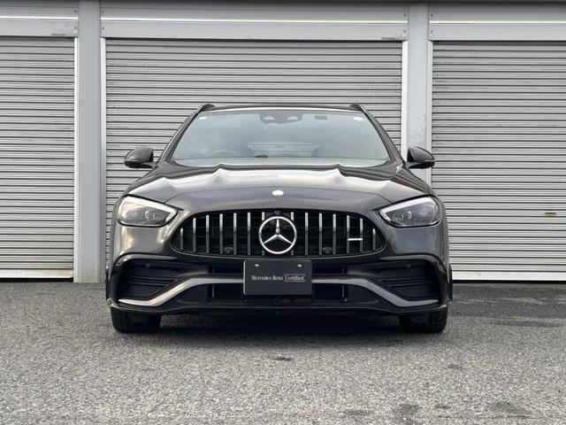 Ｃクラスステーションワゴン Ｃ４３　４マチック　パノラミックスライディングルーフ　ヘッドアップディスプレイ　ブルメスターサウンドシステム　シートベンチレーター　ＤＩＧＩＴＡＬライト　レーダーセーフティパッケージ　ワイヤレスチャージング　新車保証継承（5枚目）