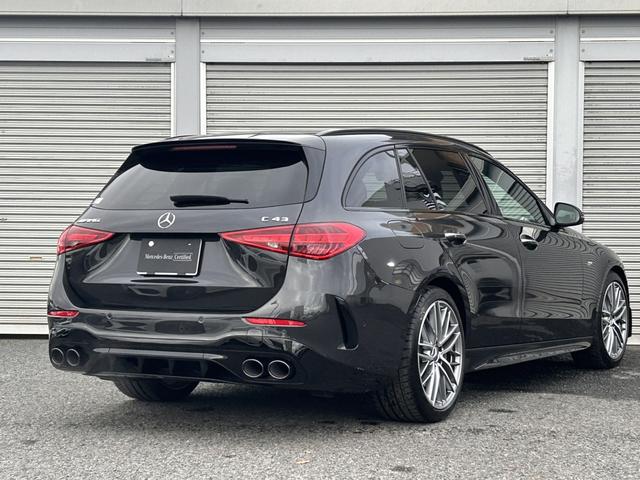 Ｃクラスステーションワゴン Ｃ４３　４マチック　パノラミックスライディングルーフ　ヘッドアップディスプレイ　ブルメスターサウンドシステム　シートベンチレーター　ＤＩＧＩＴＡＬライト　レーダーセーフティパッケージ　ワイヤレスチャージング　新車保証継承（10枚目）