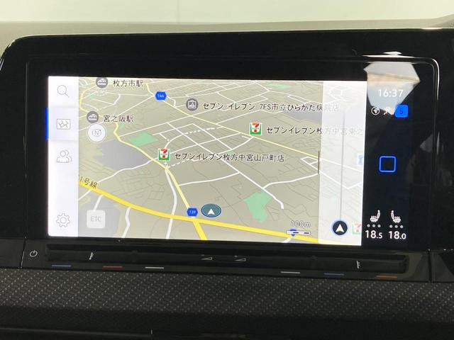 ゴルフヴァリアント ｅＴＳＩ　Ｒライン　ＩＱライト　トラベルアシスト　デジタルメーター　パワーテールゲート　ヘットアップディスプレイ　ナビ　バックカメラ　フロントアシスト　レーンアシスト　認定中古車（5枚目）