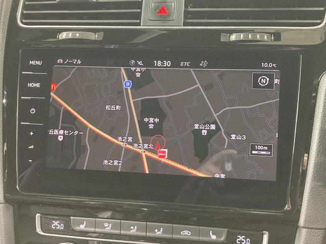 ゴルフR ベースグレード ACC DCC レザーシート シートヒーター ナビ バックカメラ パワーシート コーナーセンサー レーンアシスト フロントアシスト LEDヘッドライト スマートキー 認定中古車(5枚目)