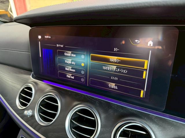 Ｅクラスステーションワゴン Ｅ２２０ｄ　ステーションワゴン　スポーツ　ＡＭＧラインインテリアＰＫＧ　エクスクルーシブＰＫＧ　レーダーセーフティーＰＫＧ　パノラミックスライディングルーフ　ブルメスタサウンド　ヘッドアップディスプレイ　ナッパレザーシート　パワーバックゲート（37枚目）