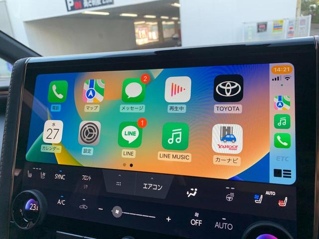 アルファード Ｚ　１オナ　黒革　ユニバーサルステップ　左右独立ムーンルーフ　デジタルインナーミラー　ヘッドアップディスプレイ　純正ナビ　３６０カメラ　地デジ　シートヒーター　ベンチレーションシート　電動リアゲート（23枚目）