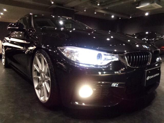 4シリーズ 420iクーペ Mスポーツ 2.0TWINPOWERターボエンジン8速パドルS車高調TSW20インチアルミMスポーツエアロMスポーツシートパワーシートHDDナビバックカメラクルーズコントロールスマートキーHIDライトFOGライト(6枚目)