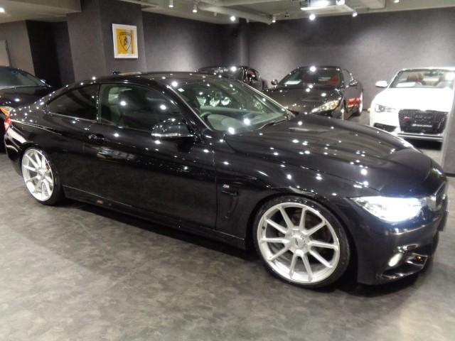 4シリーズ 420iクーペ Mスポーツ 2.0TWINPOWERターボエンジン8速パドルS車高調TSW20インチアルミMスポーツエアロMスポーツシートパワーシートHDDナビバックカメラクルーズコントロールスマートキーHIDライトFOGライト(8枚目)