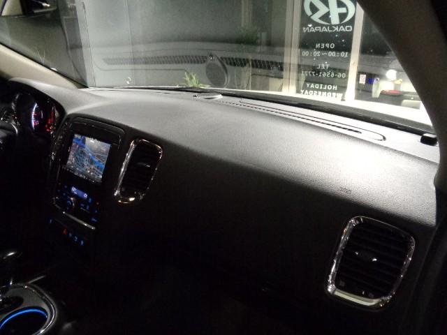 ダッジ・デュランゴ クルー　３．６Ｖ６ＶＶＴエンジン黒革シートインテリア３列７シーターフルセグナビＴＶバックサイドフロントカメラクルーズコントロールパワーシート電動ＲゲートリアソナーＬＥＤＦＯＧ１８アルミオートチェック確認済（32枚目）