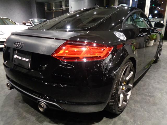 TTクーペ 2.0TFSI ミストブラックMカラー2.0TFSIターボエンジン6速SトロニックパドルシフトBORAカーボンテールマフラーローダウンRAYS19アルミ電動RスポDRIVEセレクトバーチャルコックピットナビTVレザー(3枚目)