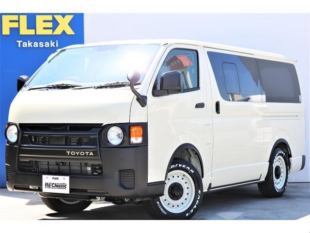 ハイエースバン(トヨタ) ロングＤＸ　ディーゼル　４ＷＤ　イエロー　ＭＢ塗装　ＲｅＣｌａｓｓｉｃ専用フェイスキット　スムージング施工 中古車画像