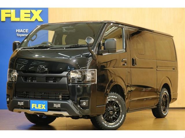 スーパーGL ダークプライムII 艶消しBLACKEDTION/フロントバンパー/TYPE2ベッド/LEDテールランプ/DELF04 16インチAW/オープンカントリータイヤ/7インチナビ/LEDウインカーバルブ/LEDポジション(1枚目)
