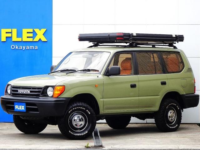 トヨタ ランドクルーザープラド ＴＸ　パッケージＩ　ペイント　シダーグリーンナローボディ換装ＴＯＹＯＡグリル