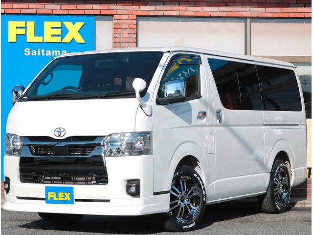 スーパーＧＬ　ダークプライムＩＩ　パナソニックフルセグナビＥＴＣＸフロントスポイラーアルティメットＬＥＤテールランプＤＥＬＦ０２　１７インチＡＷナスカー　レタータイヤガッツミラー同色塗装ＬＥドアバイザーコムテック前後ドラレコ