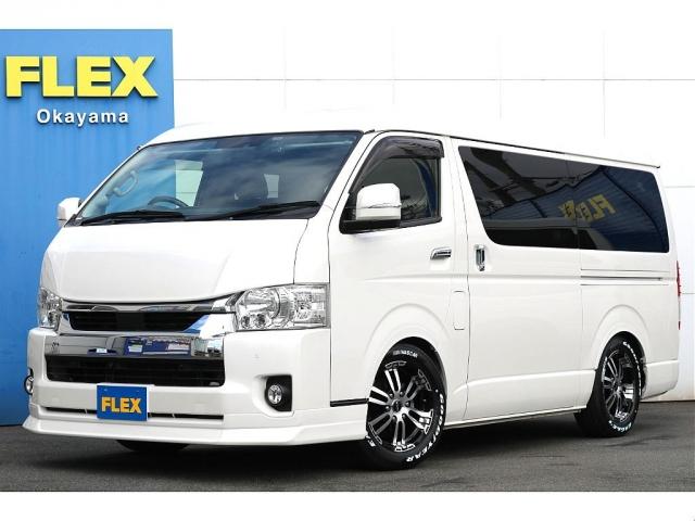 ＧＬ　ロング　ファインテックツアラー　Ｒ２年式　ワゴンＧＬ　２ＷＤ　ファインテックツアラー　１．５インチローダウン　バッドフェイスボンネット　スポイラー　オーバーフェンダー　ドアミラーウインカー　スピーカー　カーテン　フェリソニ防音断熱