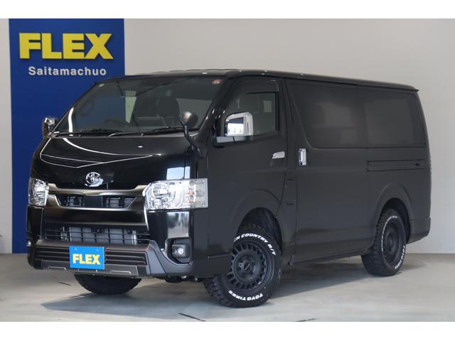ロングスーパーＧＬ　ダークプライムＳ　４ＷＤ　登録済未使用車　ＢＩＧ－Ｘ１１インチナビ　ベットキット　パノラミックビューモニター／デジタルインナーミラー　両側パワースライドドア　専用足回り　専用シート表皮　Ｔ－Ｆｏｒｃｅフロントエアロ