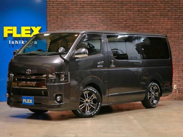 トヨタ ハイエースバン スーパーＧＬ　ダークプライム　１．５インチローダウン　ＥＳＳＥＸスポイラー