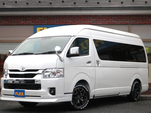 ハイエースワゴン(トヨタ) グランドキャビン　ファインテックツアラー　【超貴重】大人気ファインテックツアラー　メカレスＢＩＧ−Ｘ１１インチナビ　１２．８フリップダウンモニター　ＨＤＭＩポート　ナビ連動型ドライブレコーダー　ダイヤキルトシートカバー　スマートベットキット 中古車画像