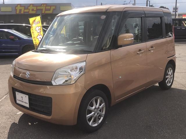 T 4WD/オートエアコン/プッシュスタート/両側パワースライドドア/ナビTV/ターボ車/禁煙車/記録簿/衝突安全ボディ/アイドリングストップ/電動格納式ミラー/スターター/スタッドレスタイヤ有(1枚目)
