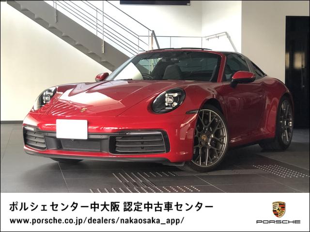 ９１１(ポルシェ) ９１１タルガ４　２０２２年モデル　新車保証継承　スポーツクロノ　２０／２１インチ　ＲＳ　Ｓｐｙｄｅｒ 中古車画像