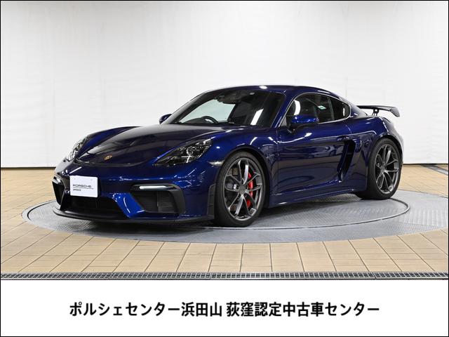 ポルシェ ７１８ケイマン ７１８ケイマンＧＴ４　６ＭＴ　スポーツクロノパッケージ　ＬＥＤヘッドライトＰＤＬＳ＋　シートヒーター　オートエアコン　ブラッシュアルミニウムインテリアパッケージ　アンスラサイト　パークアシスト　リア　リバーシングカメラ