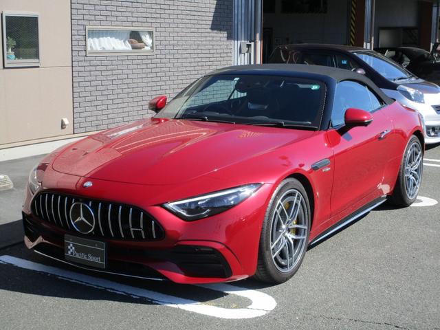 SL SL43 右H/パタゴニアレッド/ブラックレザー/メモリ付きPシート/シートヒーター&クーラー/20インチAW/AMGイエローキャリパー/電動オープン/360度カメラ./ヘッドアップディスプレイ(3枚目)