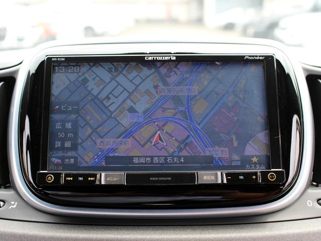 アバルト５９５ コンペティツィオーネ　禁煙車　カロッツェリア製ナビゲーション　ＴＶ　レコードモンツァマフラー　ＡＩＲＴＥＣインタークーラー　アイバッハスプリング　バイキセノンヘッドライト　リアパーキングセンサー　ＥＴＣ（3枚目）