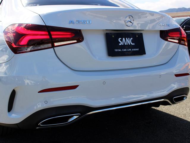 Ａクラスセダン Ａ２５０　４マチックセダン　ＡＭＧライン　禁煙車　パノラマサンルーフ　レーダーセーフティパッケージ　純正ナビゲーション　バックカメラＴＶ　ＡＣＣ　ＢＳＭ　ＬＥＤヘッドライト　パワーシート＆ヒーター　キーレスゴー　アクティブパーキングアシスト（73枚目）