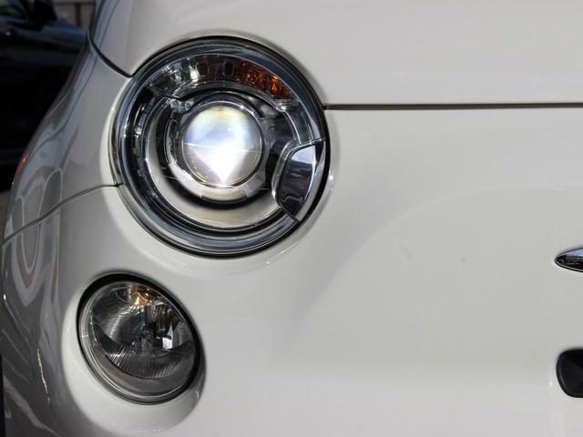 アバルト500 ベースグレード 禁煙車 キセノンヘッドライト フォグライト ヘッドライトウォッシャー リアパーキングセンサー ETC スポーツモード オートエアコン パドルスイッチ ウインドウバイザー 純正16インチアルミホイール(66枚目)