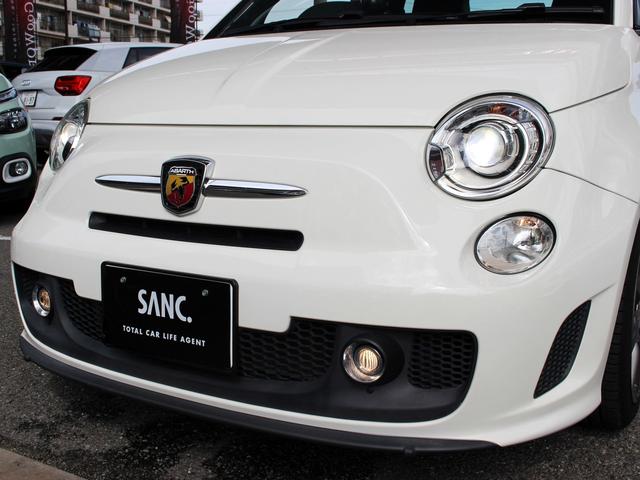 アバルト500 ベースグレード 禁煙車 キセノンヘッドライト フォグライト ヘッドライトウォッシャー リアパーキングセンサー ETC スポーツモード オートエアコン パドルスイッチ ウインドウバイザー 純正16インチアルミホイール(68枚目)