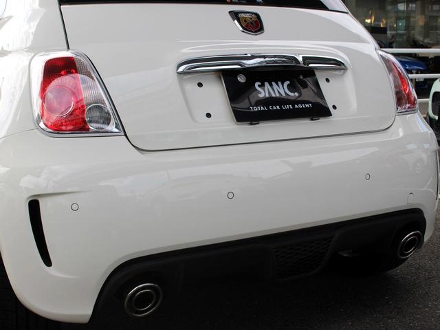 アバルト500 ベースグレード 禁煙車 キセノンヘッドライト フォグライト ヘッドライトウォッシャー リアパーキングセンサー ETC スポーツモード オートエアコン パドルスイッチ ウインドウバイザー 純正16インチアルミホイール(73枚目)