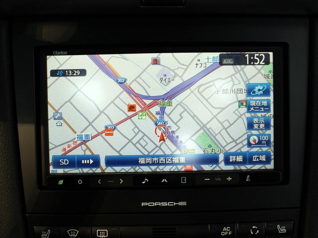 ケイマン S スポーツクロノパッケージ 禁煙車 純正ナビゲーション TV ブルートゥース レザーアルカンタラシート シートヒーター 電動リクライニング バイキセノンヘッドライト PASM 電動リアウイング ETC(4枚目)