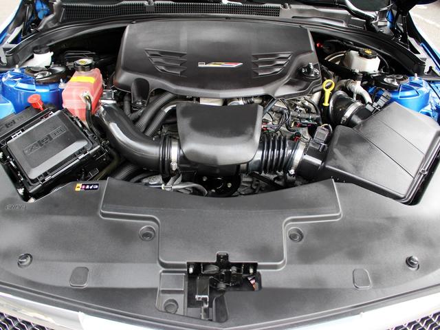 キャデラックATS-V ベクターブルースペシャル 限定車 禁煙車 純正ナビゲーション TV リアビューカメラ 電動レザーアルカンタラシート&ヒーター HUD BOSEサラウンドシステム ダークフィニッシュ鍛造アルミホイール ダークゴールドキャリパー(17枚目)