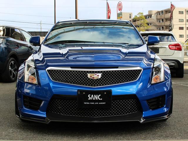 キャデラックATS-V ベクターブルースペシャル 限定車 禁煙車 純正ナビゲーション TV リアビューカメラ 電動レザーアルカンタラシート&ヒーター HUD BOSEサラウンドシステム ダークフィニッシュ鍛造アルミホイール ダークゴールドキャリパー(29枚目)